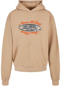 Herren Kapuzensweatshirt "Upscale by Mister Tee Herren", beige, Gr. 5XL, UPSCALE BY MISTER TEE, bedruckt, 100% Baumwolle, Sweatshirts