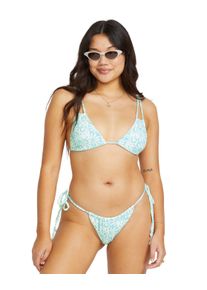 Billabong Damen Bade-Shirt "Happy Dance", blau, Gr. M, 96% Nylon 4% Elasthan, Bikini-Oberteile