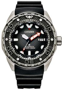 Citizen Herren Automatikuhr "Promaster Mechanical Diver", schwarz, Armbanduhren, Armbanduhr, Herrenuhr, Taucheruhr, bis 20 bar wasserdicht, Saphirglas