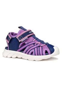 Geox Kinder Sandale "J SANDAL AIRADYUM GI", Gr. 25, lila, Textil, Synthetik, sportlich, Schuhe, Wasserschuh, Badesandale für Spaß am Wasser