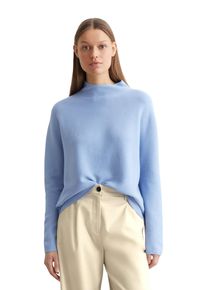 Marc O'Polo MARC O'POLO Damen Strickpullover "aus softer Bio-Baumwolle", blau, casual, Gr. XL, unifarben, Obermaterial: 100% Baumwolle, Pullover