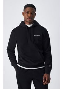 Champion Herren Kapuzensweatshirt, schwarz, sportlich, Gr. XL, unifarben, Jersey, Obermaterial: 70% Baumwolle, 30% Polyester, Sweatshirts