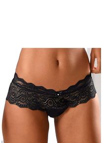 Lascana Damen Panty, Gr. 36, schwarz, Spitze, Obermaterial: 90% Polyamid, 10% Elasthan, Unterhosen, Dessous aus Spitze