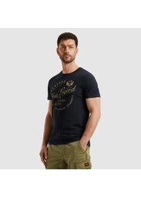 PME-Legend PME LEGEND Herren T-Shirt "Short sleeve r-neck single jersey play", grau, casual, Gr. XXL, bedruckt, Jersey, Obermaterial: 100% Baumwolle, Shirts,