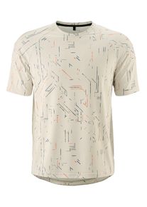 Gonso Herren Radtrikot "Trail Jersey M", grau, Gr. L, 88% Polyester (recycelt), 12% Elasthan, Trikots, Herren Fahrradtrikot kurzarm, lässiges