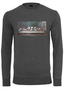 MisterTee Herren Rundhalspullover "MisterTee Herren Can ́t Hang With Us Crewneck", grau, casual, Gr. XL, unifarben, 100% Baumwolle, Pullover