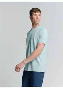 NO EXCESS Herren T-Shirt "NO EXCESS T-Shirt mit Rundhalsausschnitt T-Shirt Crewneck Slub", blau, Gr. XXL, 100% Baumwolle, Shirts