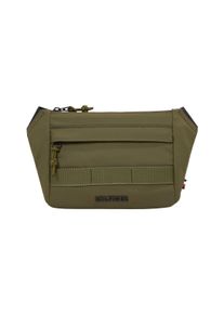 Tommy Hilfiger Damen Gürteltasche "TH COLOUR BUMBAG", grün, Textil, Taschen, Men Bauchtasche, Mini Bag im Outdoor Look
