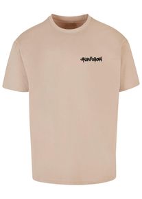 Merchcode Herren T-Shirt "Merchcode Herren Unfollow front X Oversize Tee", braun, casual, Gr. XXL, unifarben, 100% Baumwolle, Shirts