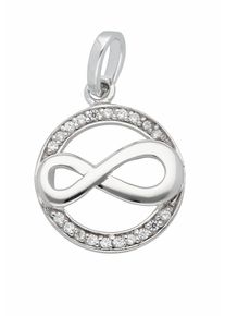 Adelia´s ADELIA ́S Damen Ketten-Anhänger, Silber 925 (Sterlingsilber), silber, Silber 925 (Sterlingsilber), Schmuckanhänger, mit Zirkonia für Damen