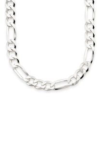 Bruno Banani Herren Kette ohne Anhänger "Schmuck Geschenk Silber 925 Halsschmuck Halskette Figarokette", 60, Silber 925 (Sterlingsilber), L: 60cm B: