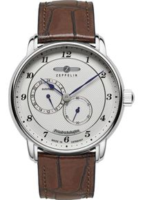 Zeppelin Herren Automatikuhr "Friedrichshafen Automatic 24h Indicator", braun, Armbanduhren, Armbanduhr, Herrenuhr, Made in Germany, Mechanische Uhr,
