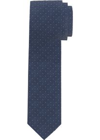 OLYMP Damen Krawatte "Seidenkrawatte", blau, klassisch, Minimalmuster, Seide, Krawatten
