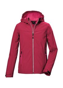 Killtec Kinder Softshelljacke "KOW 349 GRLS SFTSHLL JCKT", lila, sportlich, Gr. 176, Oberstoff: Oberseite: 100% Polyester, Rückseite: 100% Polyester,