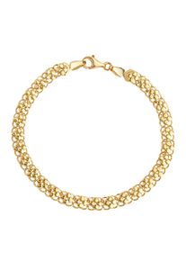 Firetti Damen Goldarmband "Schmuck Geschenk Gold 375 Armschmuck Armkette Goldarmband Fantasie", 18,5, Gelbgold 375, gold, Gelbgold 375, Armbänder