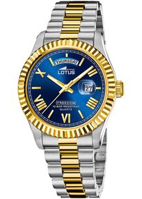Lotus Damen Quarzuhr, silber, Armbanduhren, Armbanduhr, Herrenuhr, Damenuhr, bis 10 bar wasserdicht, Datum