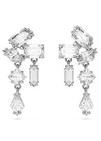 Swarovski Damen Paar Ohrstecker "MESMERA, 5665825", Metall, silber, Metall, Ohrringe, mit Swarovsi Zirkonia (synth.)