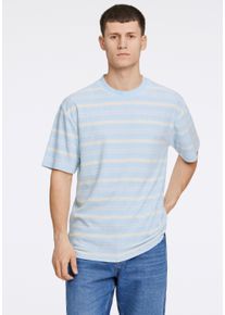 LINDBERGH Herren T-Shirt "LINDBERGH T-shirt", blau, Gr. XL, Oberstoff: 80% Baumwolle, 20% Polyester, Shirts