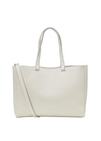 Marc O'Polo MARC O'POLO Damen Shopper "aus genarbtem Rindleder", beige, Leder, unifarben, Taschen