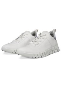 Ecco Herren Sneaker "GRUUV M", Gr. 48, weiß, Glattleder, sportlich, Schuhe, Freizeitschuh, Halbschuh, mit herausnehmbarer Dual-Fit-Innensohle