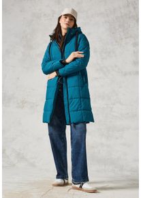 Cecil Damen Steppmantel, blau, casual, Gr. XXL, Steppware, Obermaterial: 100% Polyester, Mäntel, mit seitlichen Reißverschlussdetails