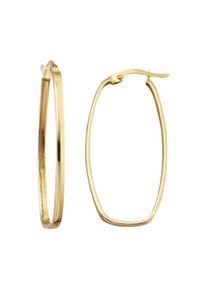 Celesta Damen Paar Creolen, ONE-SIZE, Gold, gelb, Gold, Ohrringe