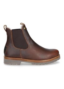 Panama Jack Herren Chelseaboots "Burton Igloo C1", Gr. 44, braun, Nappaleder, klassisch, Schuhe, mit kuscheligem Lammfellfutter
