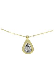 Firetti Damen Kette mit Anhänger "Schmuck Geschenk Gold 375 Halsschmuck Halskette Goldkette Ankerkette", Gelbgold 375, L: 45cm B: 1mm, gold, Gelbgold