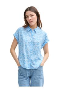 Damen Shirtblusesmall flower print, casual, Gr. S, Tom Tailor Denim, bedruckt, Web, Obermaterial: 100% Viskose, Blusen, mit weiten Ärmeln