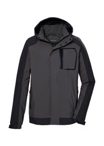 Killtec Herren Outdoorjacke "KOS 54 MN JCKT", grau, sportlich, Gr. XXL, Oberstoff: 100% Polyester, Futter: 100% Polyester, Jacken, wind- u
