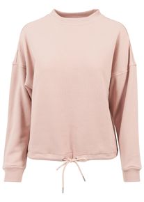 Urban Classics Damen Sweatshirt "Urban Classics Damen Ladies Oversized Crew", rosa, Gr. M, unifarben, 63% Baumwolle, 37% Polyester, Sweatshirts