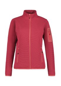 Icepeak Damen Fleecejacke "D STRICKFLEECEJACKE BOWERSVILLE"raspberry 2, sportlich, Gr. XXXL, Fleece, Obermaterial: 100% Polyester, Jacken, mit