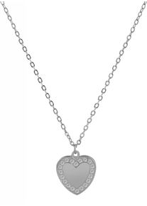 Adelia´s ADELIA ́S Damen Kette mit Anhänger "Neuheit 2025 - Damen Edelstahl Halskette mit Anhänger Herz", unbekannt, Edelstahlsilber, herz, Edelstahl,