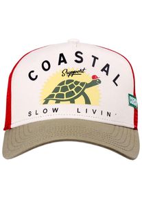 COASTAL Damen Trucker Cap "Coastal Trucker Cap HFT Support Slow", grün, casual, 60% Baumwolle, 40% Polyester, Caps
