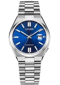 Citizen Damen Automatikuhr "Tsuyosa", silber, Armbanduhren, Armbanduhr, Damenuhr, Herrenuhr, Edelstahlarmband, Saphirglas, Datum