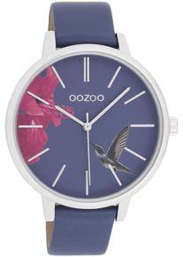 Oozoo Damen Quarzuhr, blau, Armbanduhren, Armbanduhr, Damenuhr