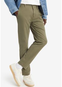 Levi's LEVI'S Herren Chinohose "Chino Taper", grün, casual, Gr. 32, Web, Obermaterial: 98% Baumwolle, 2% Elasthan, Hosen, mit optimalem Stretchanteil