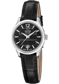 Jaguar Damen Quarzuhr "Essentia"schwarz, schwarz, Armbanduhren, Armbanduhr, Damenuhr, Swiss Made, Edelstahlarmband,Saphirglas,Datum
