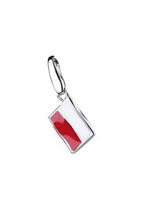 Damen Charm-Einhänger "Flagge Polen, Silber 925", bunt, Giorgio Martello MILANO, Silber 925 (Sterlingsilber), Charms