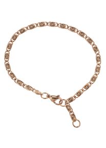 Firetti Damen Edelstahlarmband "Schmuck Geschenk S-Panzerkette, 3,45 mm breit", 20, Edelstahl, rosa, Edelstahl, Armbänder, Made in Germany