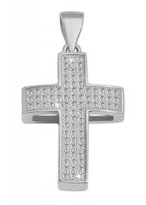 Adelia´s ADELIA ́S Damen Ketten-Anhänger "Neuheit 2025 - modischer Kreuz Anhänger aus 925 Sterling Silber", Silber 925 (Sterlingsilber), silber, Silber 925