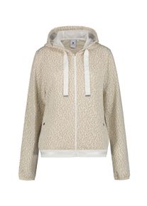 Luhta Damen Strickfleecejacke "Luhta Strickjacke HUHTALA", beige, Gr. M, 73% Polyester, 25% ViscoseViskose, 2% Elasthan, Jacken
