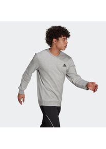 Herren Sweatshirt "ESSENTIALS FLEECE", grau, sportlich, Gr. 4XL, adidas Sportswear, Obermaterial: 70% Baumwolle, 30% Polyester, Sweatshirts, weiches