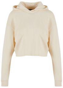 Urban Classics Damen Kapuzenpullover "Urban Classics Damen Ladies Oversized Cropped Light Terry Hoodie", beige, casual, Gr. 4XL, unifarben, 35%