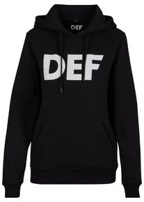 DEF Herren Sweatshirt "DEF Herren Mitarbeiter Hoody", schwarz, Gr. S, bedruckt, 80% Baumwolle, 20% Polyester, Sweatshirts