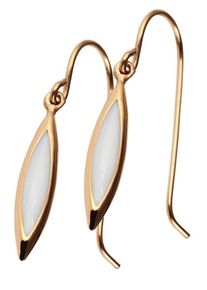 Adelia´s ADELIA ́S Damen Paar Ohrhänger "Neuheit 2025 - Damen Ohrringe aus poliertem Edelstahl", Damen, Edelstahl, gold, Edelstahl, Ohrringe