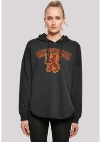 F4NT4STIC Damen Kapuzenpullover "Harry Potter Gryffindor Sport Emblem", schwarz, casual, Gr. XS, Obermaterial: 100% Baumwolle, Pullover, Print