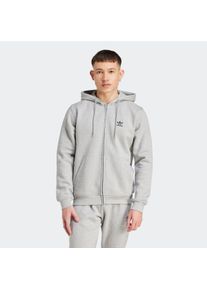 Herren Kapuzensweatshirt "ESS FZ HD", grau, sportlich, Gr. L, adidas originals, Obermaterial: 70% Baumwolle, 30% Polyester, Sweatshirts, Full Zip