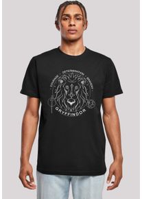 F4NT4STIC Herren T-Shirt "Harry Potter Gryffindor Seal", schwarz, casual, Gr. XL, Obermaterial: 100% Baumwolle, Shirts, Print