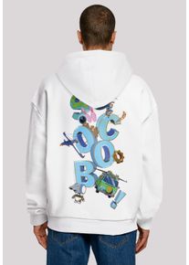 F4NT4STIC Herren Kapuzenpullover "Scooby Doo Letters Jumble", weiß, casual, Gr. XXL, Obermaterial: 100% Baumwolle, Pullover, Print